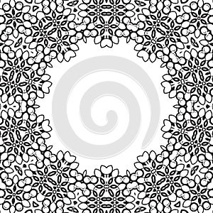 Formality circular devices of border frames.