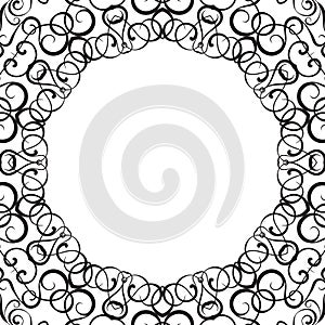 Formality circular devices of border frames.