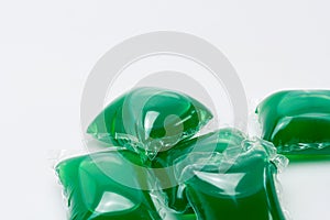 Capsules with laundry liquit detergent