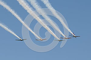 Formation of airplanes