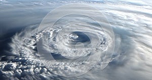 Formation of a extratropical cyclone in a ocean