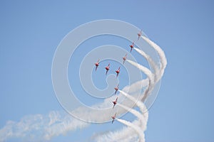 Formation flight Red arrows