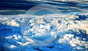 Formation of hummocks from young ice