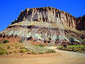 Formation on the Scenic Drive in Capitol Reef NP