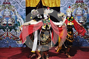 Formation in Traditional Mask Malang Dance Performence