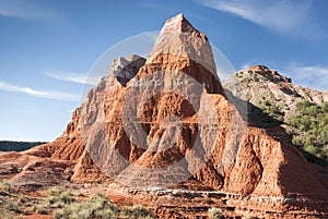 Formations in Palo Duro Canyon