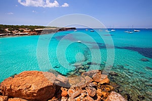 Formentera Cala Saona beach Balearic Islands