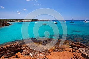 Formentera Cala Saona beach Balearic Islands