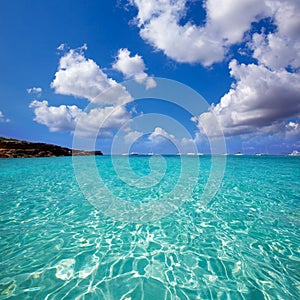 Formentera Cala Saona beach Balearic Islands