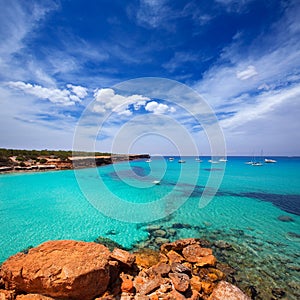 Formentera Cala Saona beach Balearic Islands