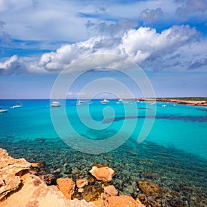 Formentera Cala Saona beach Balearic Islands