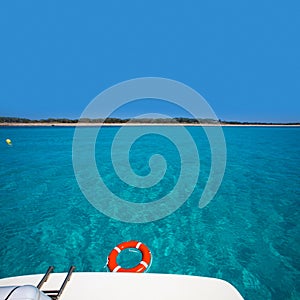 Formentera Illetes Illetas with round buoy
