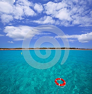 Formentera Illetes Illetas with round buoy photo