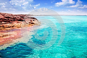 Formentera Illetes island turquoise tropical sea