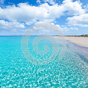 Formentera Llevant tanga turquoise beach