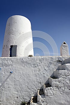 Formentera near Ibiza island white houses