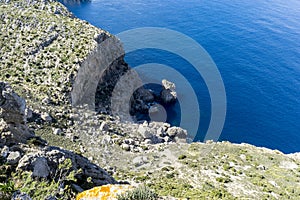 Formentor by the Mediterranean sea on the island of Ibiza in Spa