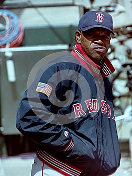 Former Boston Red Sox coach/player Tommy Harper