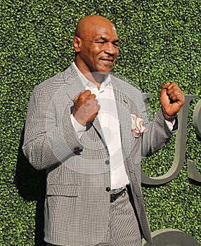 Former boxing champion Mike Tyson attends US Open 2016 opening ceremony at USTA Billie Jean King National Tennis Center