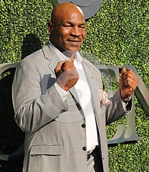 Former boxing champion Mike Tyson attends US Open 2016 opening ceremony at USTA Billie Jean King National Tennis Center