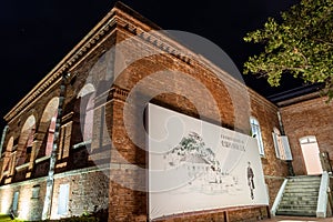 Night view of Former British Consulate at Takao Kaohsiung