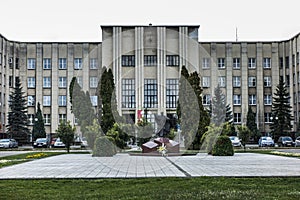 The former Building of the Railway Directorate in Chelm in Poland