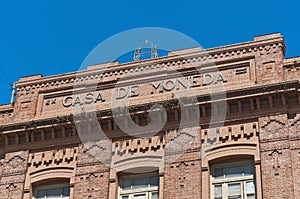 Former Casa de la Moneda facade in Buenos Aires, Argentina photo