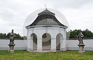 Former cemetery in Zdar nad Sazavou