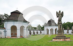 Former cemetery in Zdar nad Sazavou