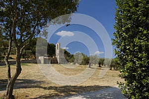 Former Church of Santa Maria della Cerqua, Polvese Island, Lake Trasimeno, Umbria, Italy