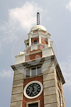 The former clock tower in Hong Kong