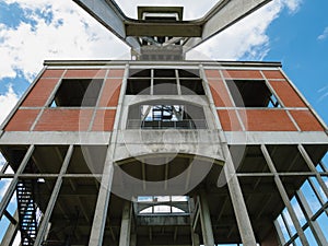 Former coals mine shaft in Belgium