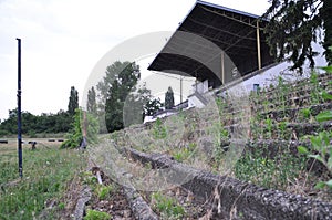 The former Epitok Stadion in Budapest, Hungary
