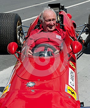 Former Ferrari F1 driver, Chris Amon