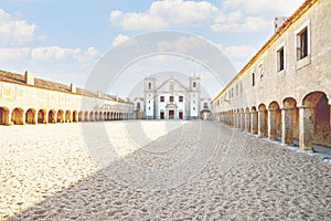 Former franciscan monastery Convento de Nossa Senhora da Arrabida at Parque Natural da Arrabida near Sesimbra at Setubal peninsula