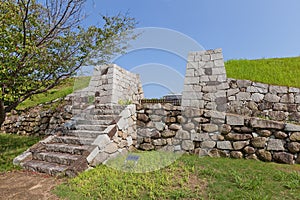 Anterior puerta de castillo, Japón 