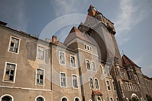 Former headquarter of the Soviet Army Base, Hajmasker, Hungary photo