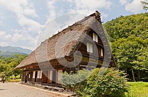 Former Higahi Shina House in Ogimachi gassho style village, Japan