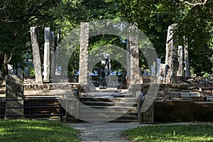 The former image house at Lahugala Magul Mahavihara near Pottuvil on the east coast of Sri Lanka.