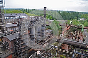 Former industry in Duisburg, Germany: Blast furnaces