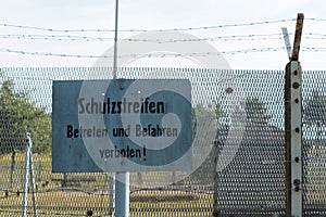 At the former inner German border