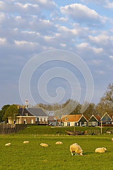 Former island of Schokland, UNESCO World Heritage Site, Netherlands