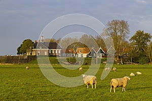 Former island of Schokland, UNESCO World Heritage Site, Netherlands