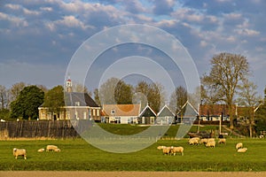 Former island of Schokland, UNESCO World Heritage Site, Netherlands