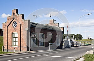 Former lock manager stay in Zoutkamp, Holland