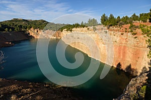 The former Mas Rouge quarry on a sunny day