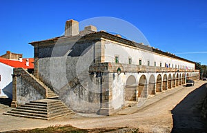 Former military barracks in Almeida historical village