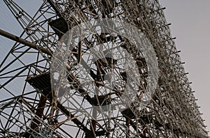 Former military Duga radar system in Chernobyl Exclusion Zone, Ukraine