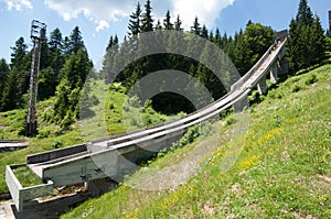 Former olympic big ski jump, Mount Igman, Sarajevo, Bosnia and Herzegovina
