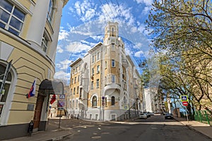 Former profitable house of Tarkhova. Moscow, Russia